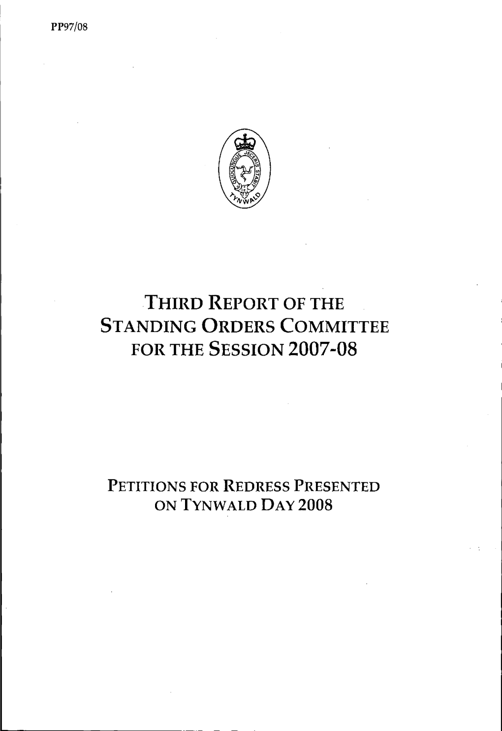 Petitions for Redress July 2008