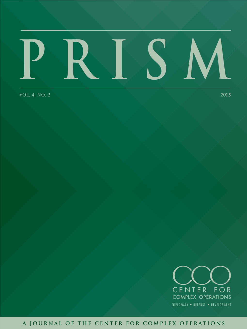 Vol. 4, No. 2 2013 PRISM Vol