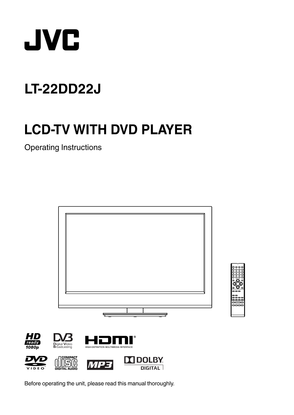 Lcd-Tv with Dvd Player Lt-22Dd22j