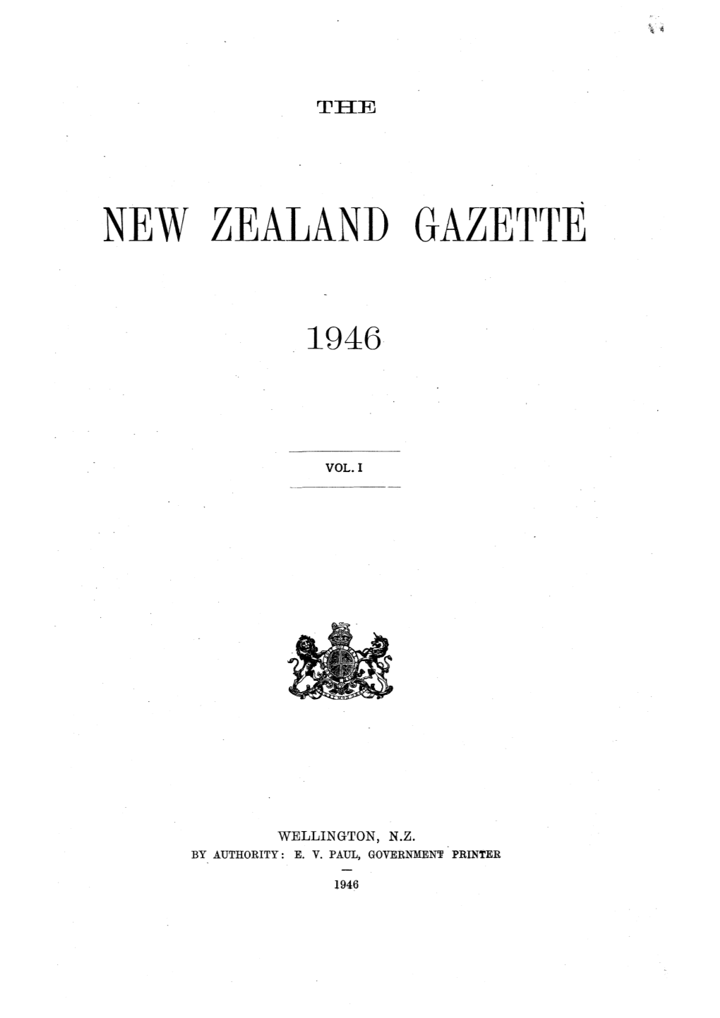 No 1, 10 January 1946, 1