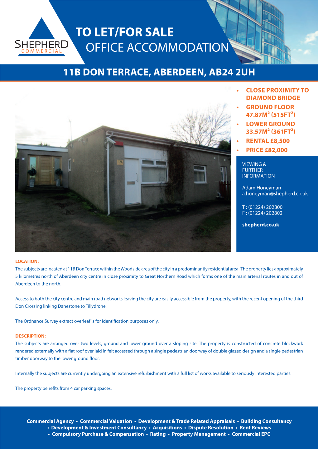 To Let/For Sale Office Accommodation