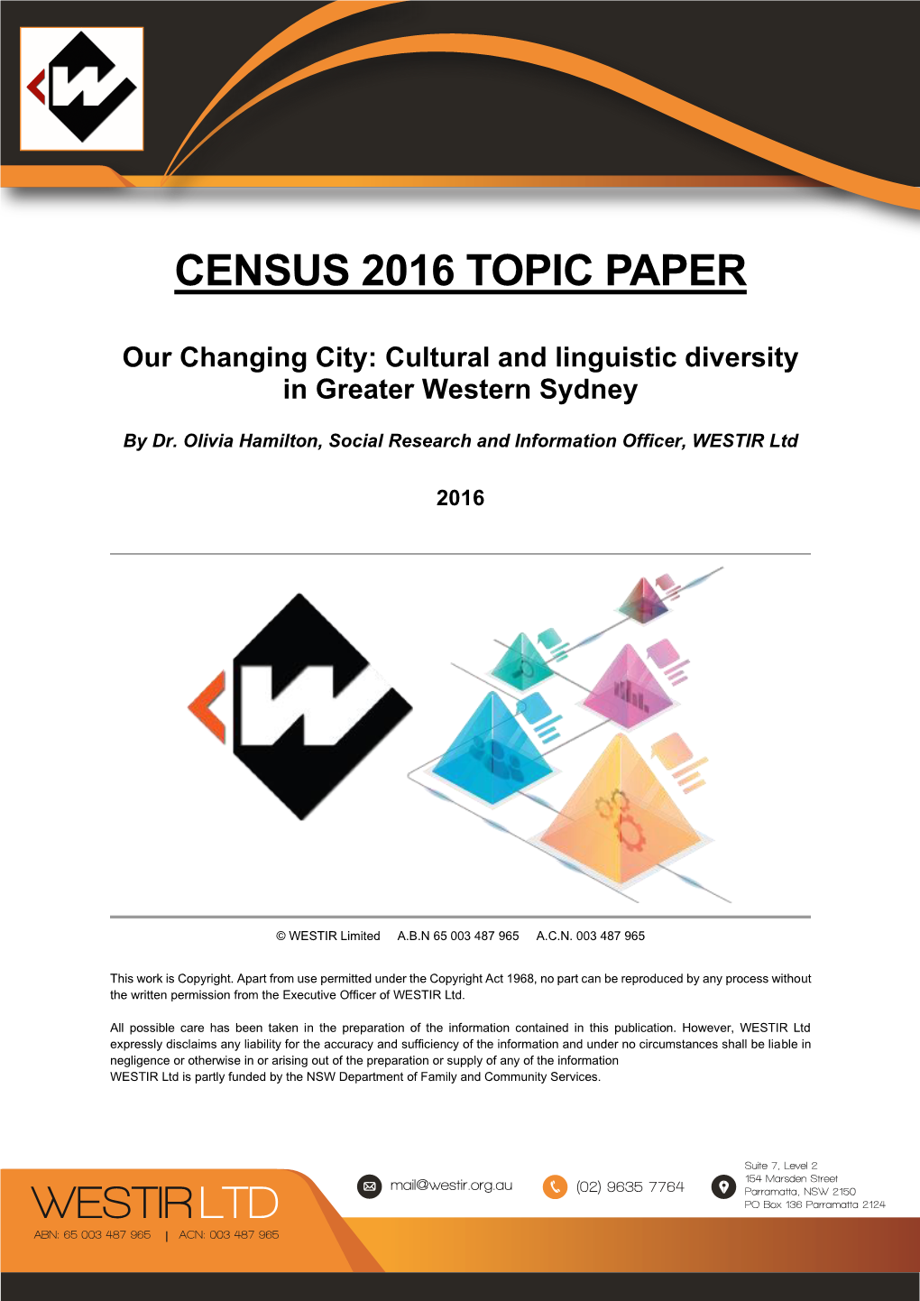 Cultural & Linguistic Diversity in Greater Western Sydney