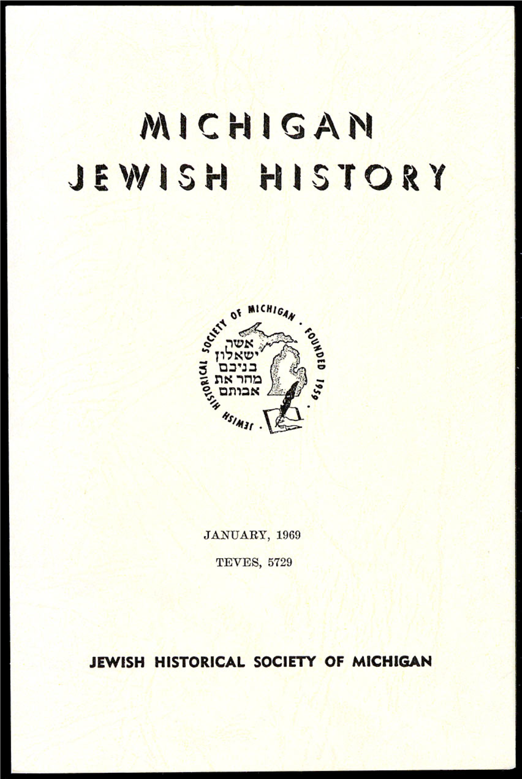 Michigaint JEWISH HISTORY