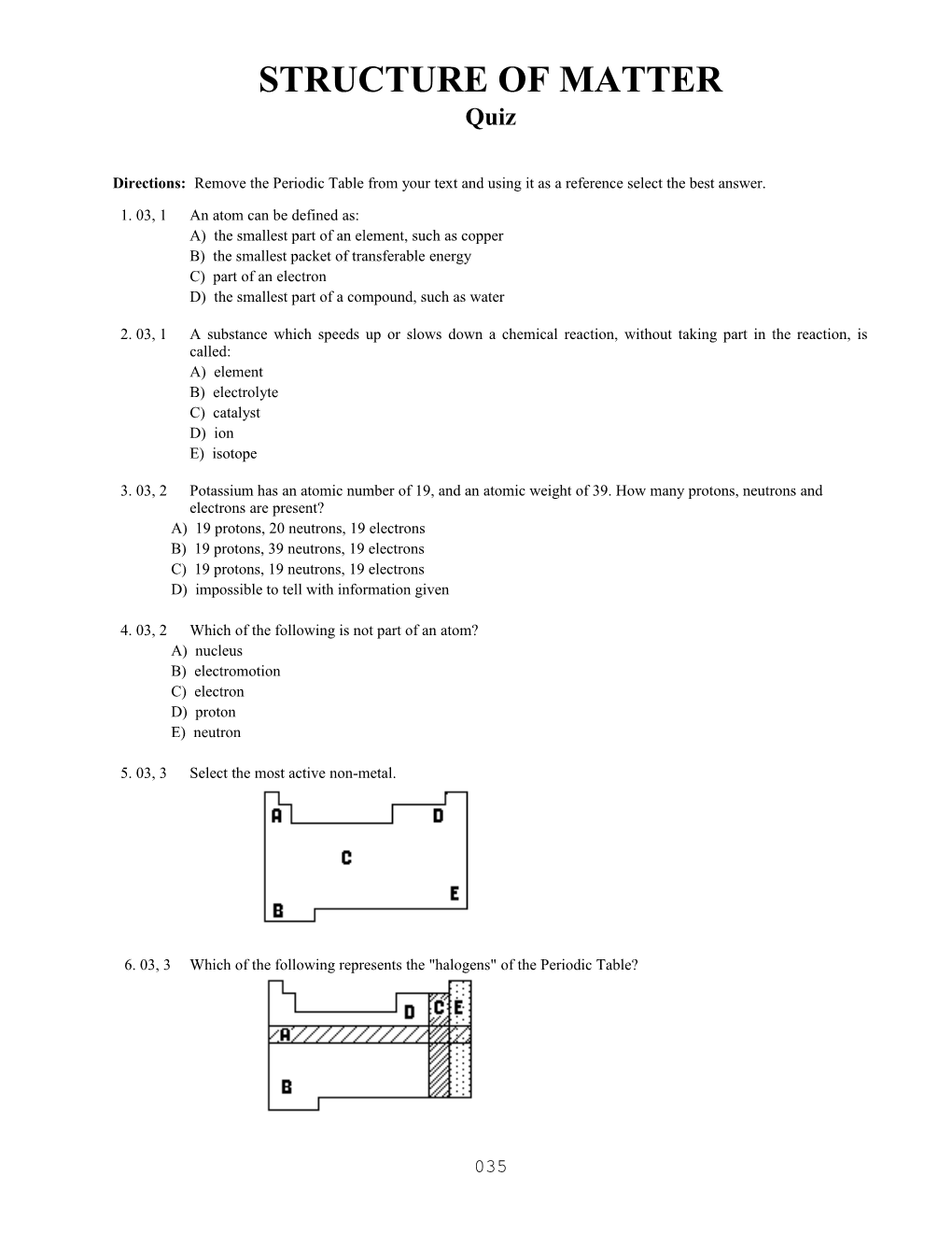 03 Structure of Matter