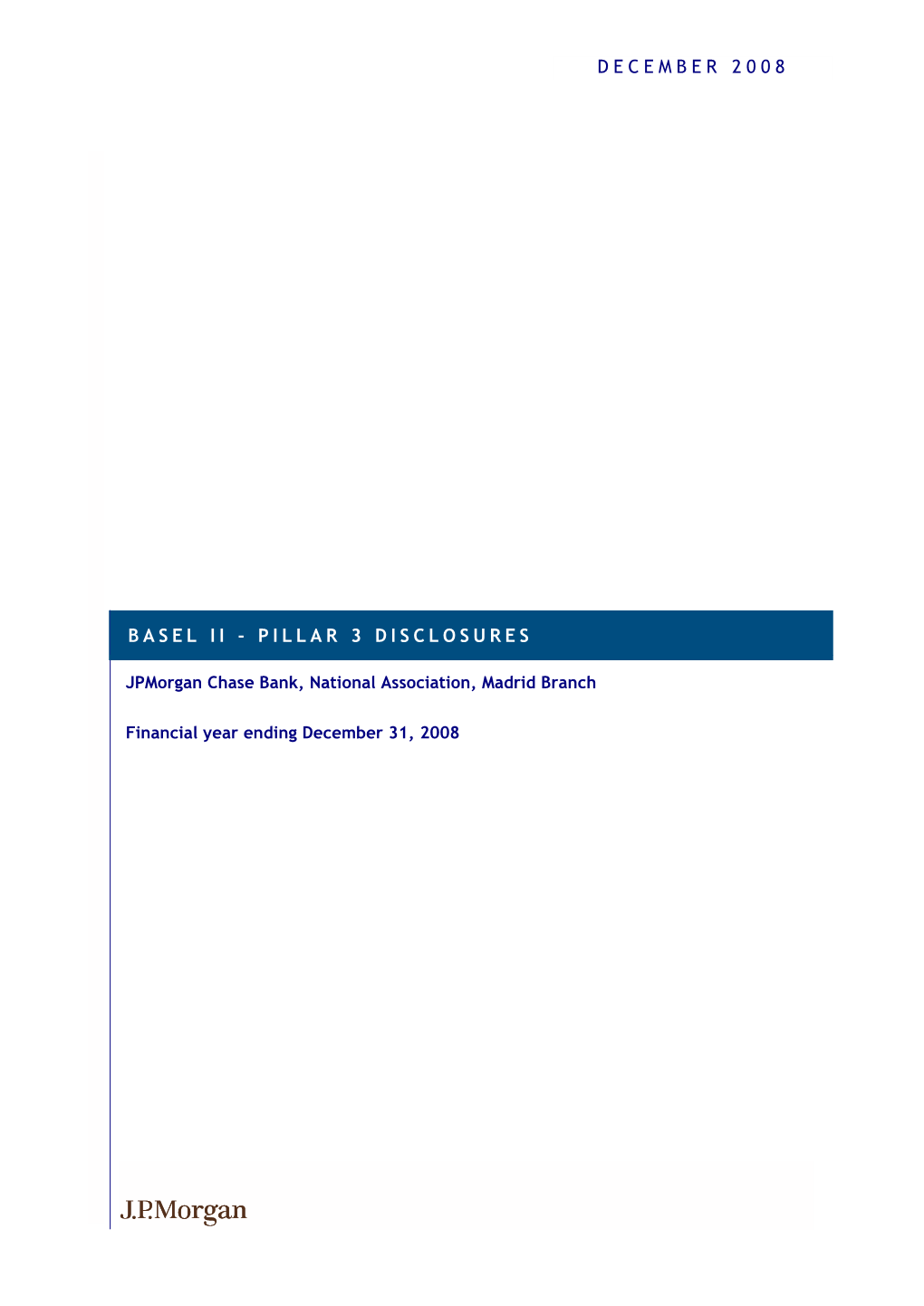 Internal Capital Adequacy Assessment Process