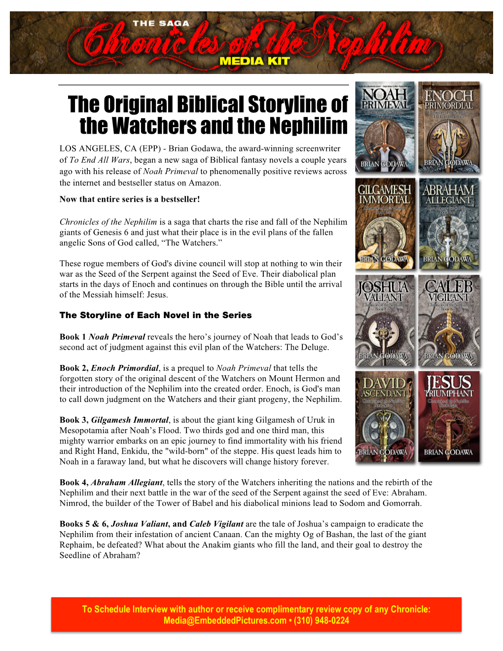 The Original Biblical Storyline of the Watchers and The