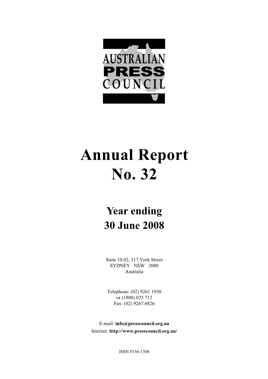 Annual Report No. 32