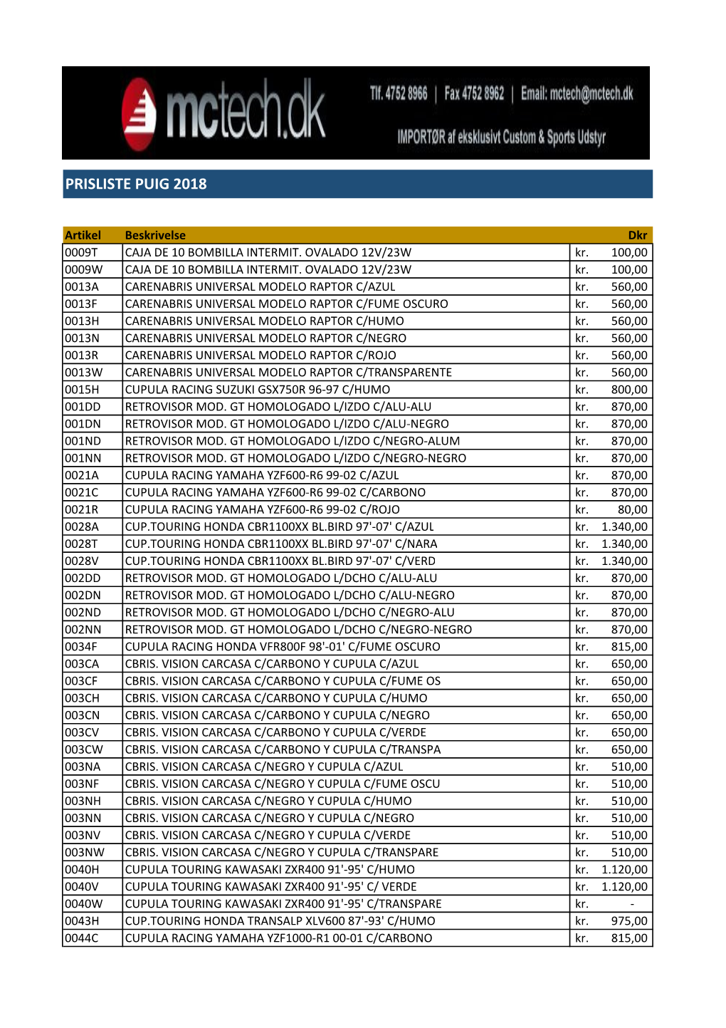 Prisliste 2018 Puig.Xlsx