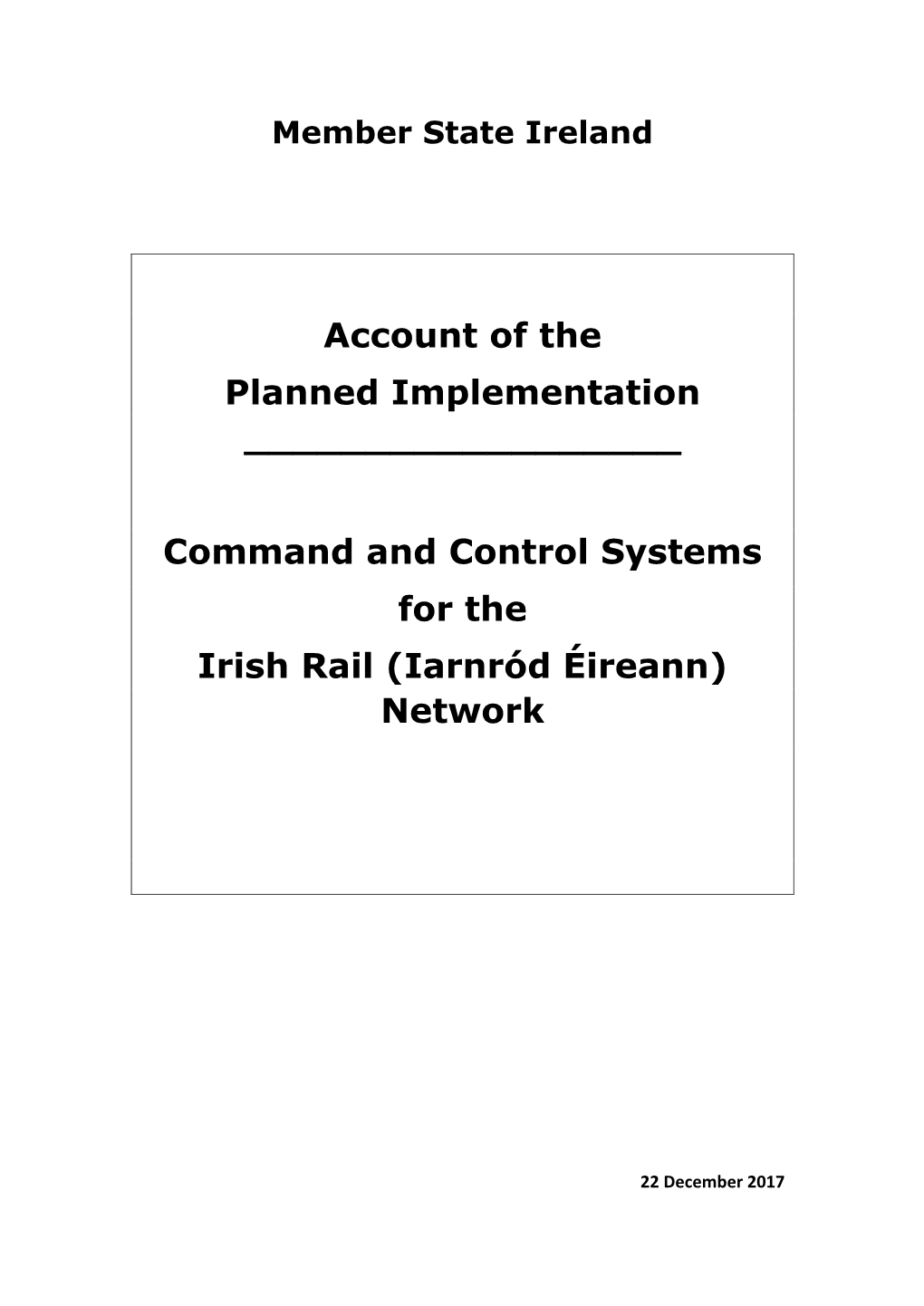 Iarnród Éireann) Network