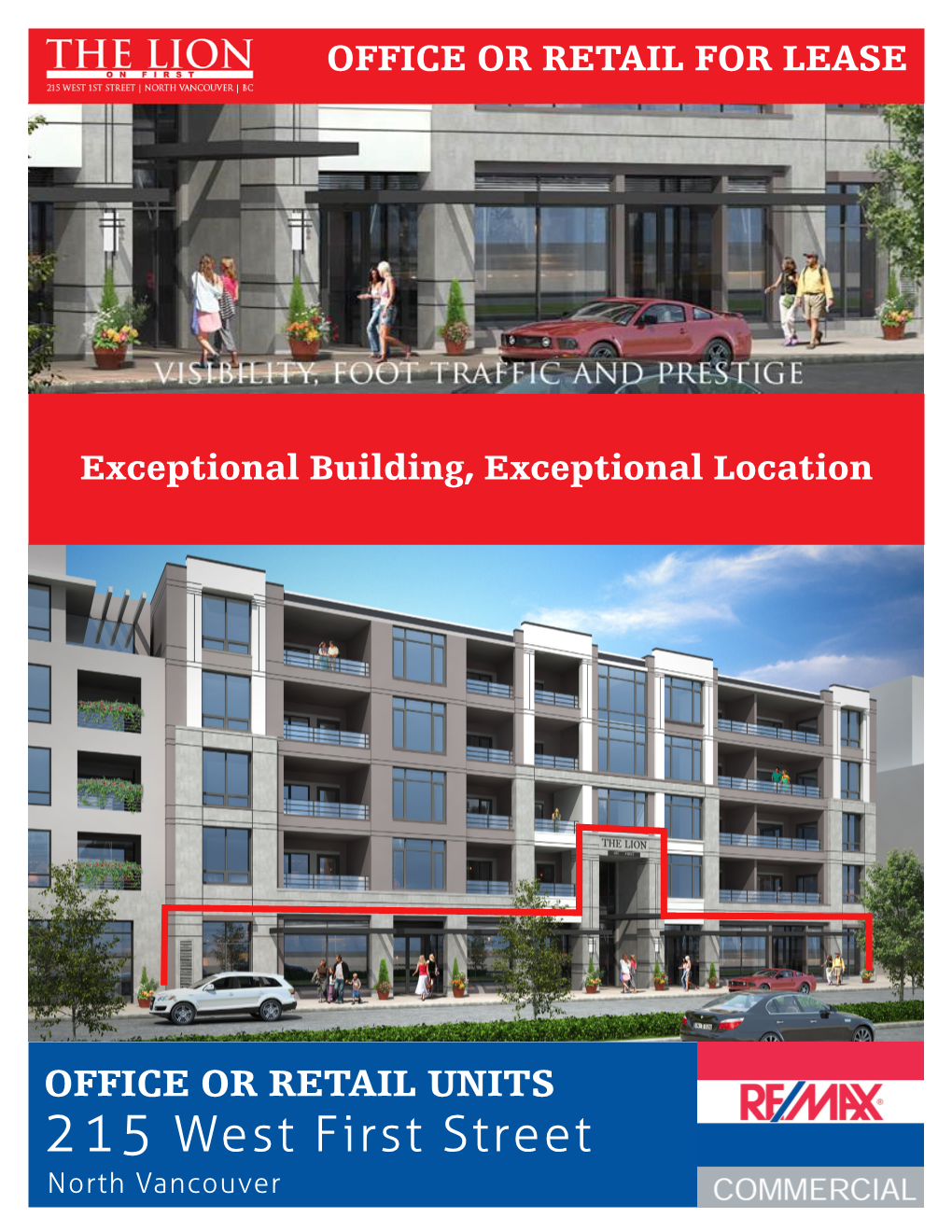 215 West First Street North Vancouver for LEASE OFFICE OR RETAIL UNITS