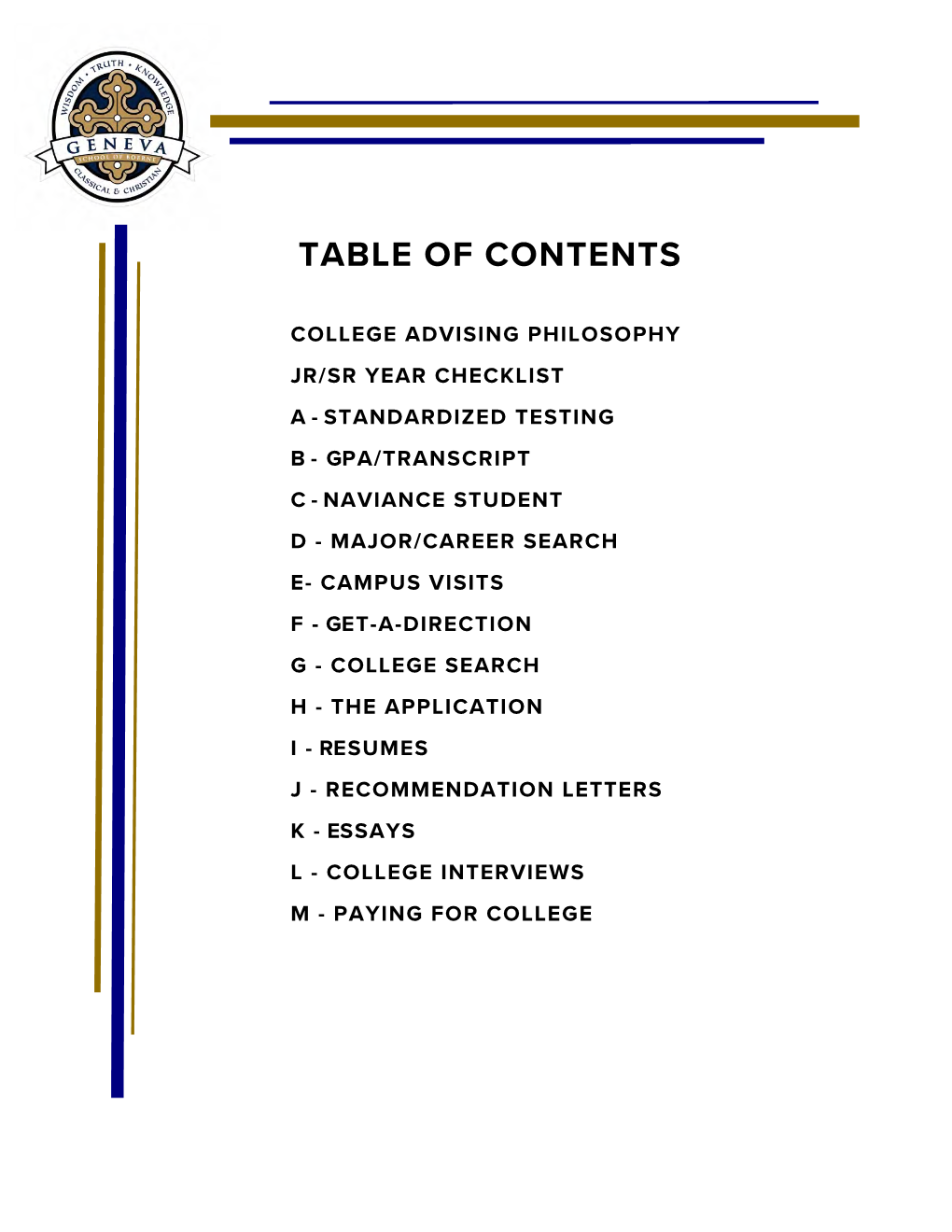 GSB College Handbook