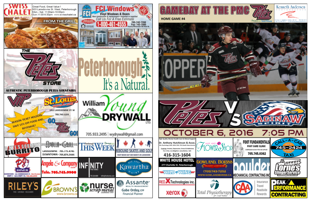 HOME GAME #4 CATCH ALL the ROAD GAMES on COGECO TV OR EXTRA 90.5 FM #27 Mitchell Stephens
