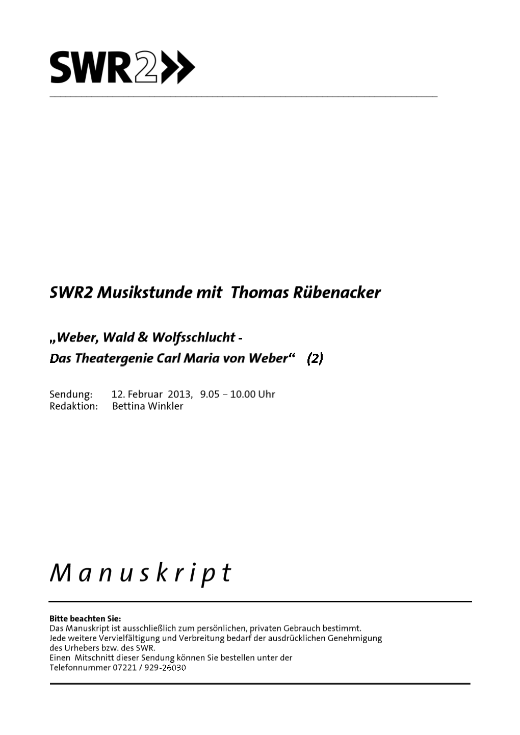 Swr2-Musikstunde-20130212.Pdf