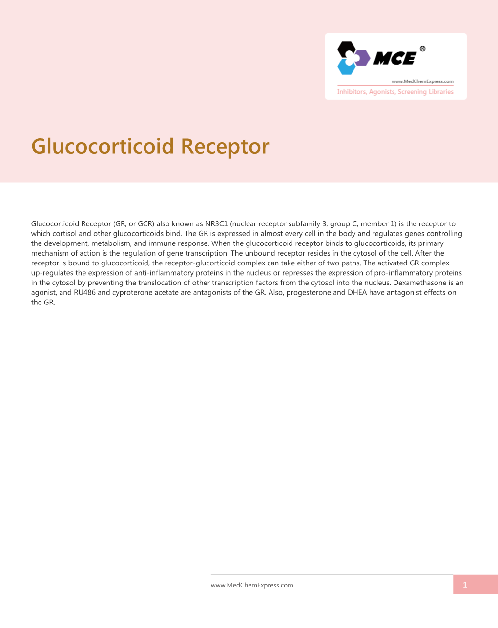 Glucocorticoid Receptor