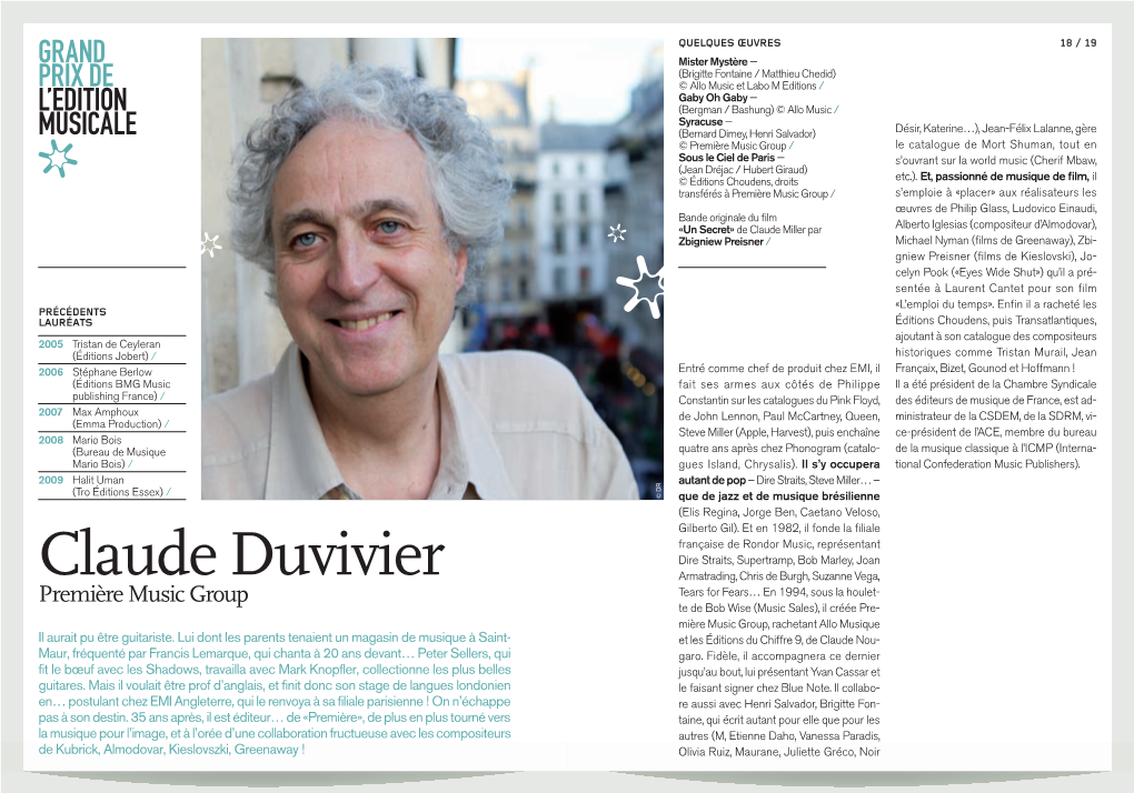 Claude Duvivier