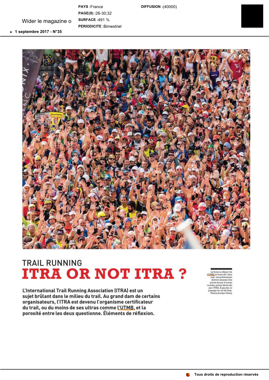 ITRA OR NOT ITRA ? Points Durant D'autres Courses,Points Décernés Par L'itra