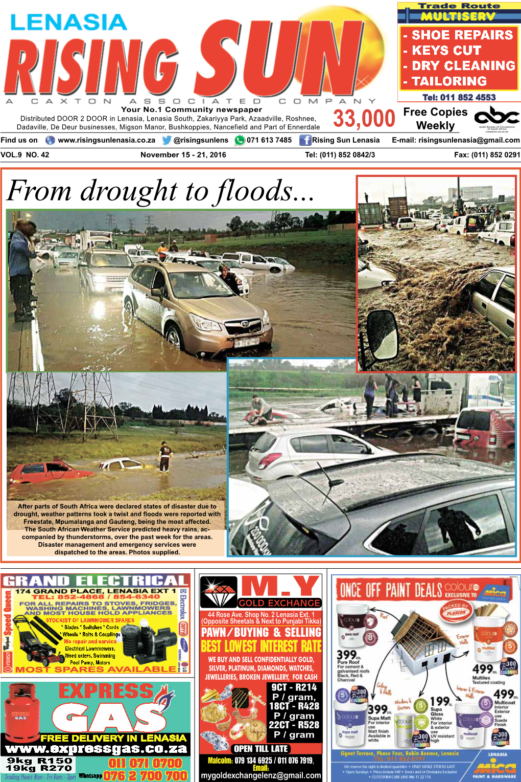From Drought to Floods