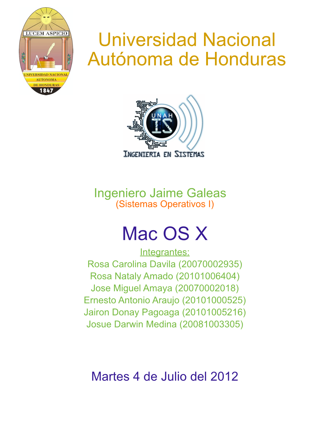 Informe Mac OS X Snow Leopard