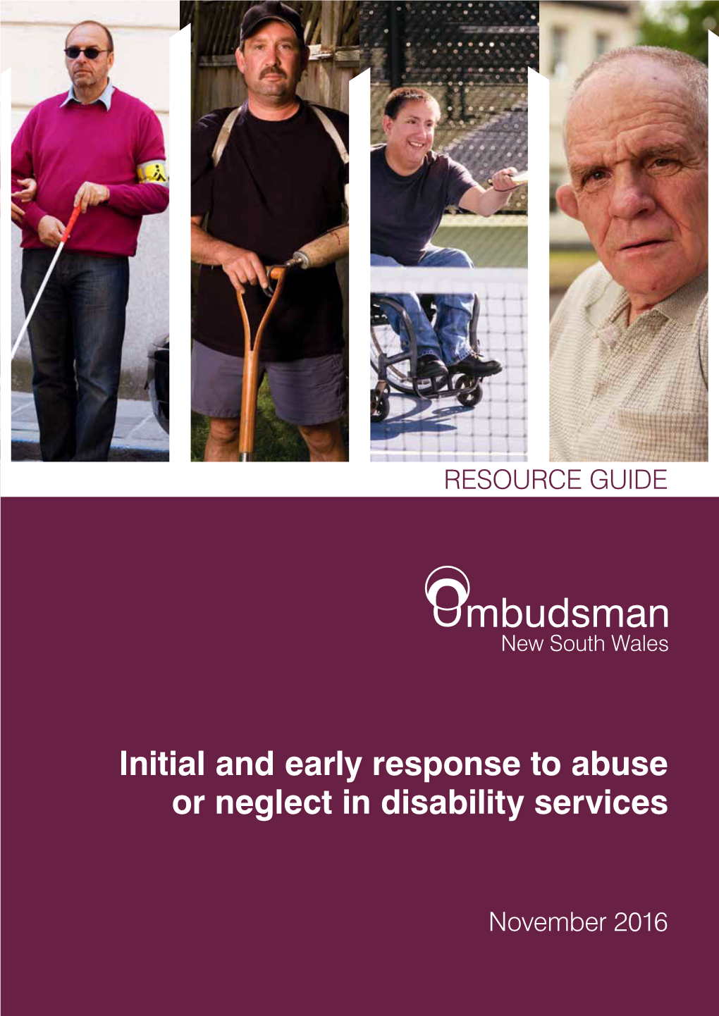 Initial and Early Response to Abuse Or Neglect in Disability Services