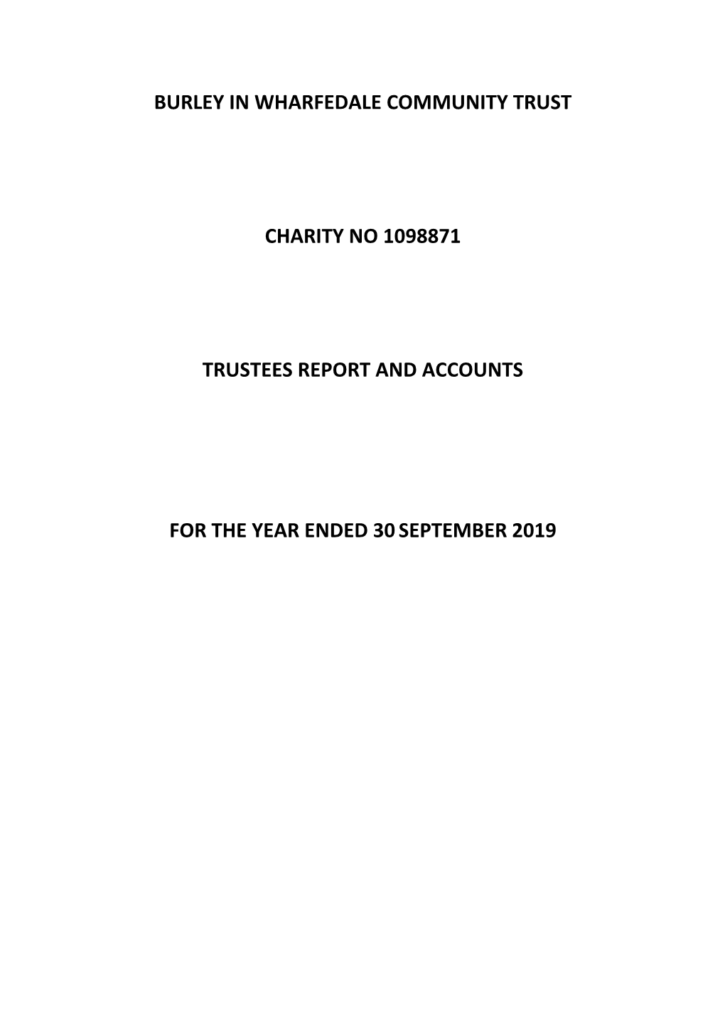 2019 Trustee Report
