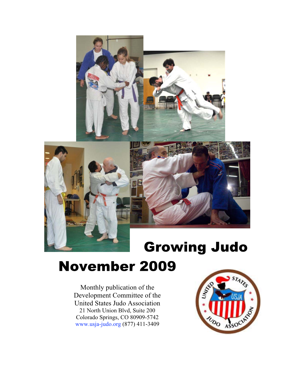 Growing Judo November 2009