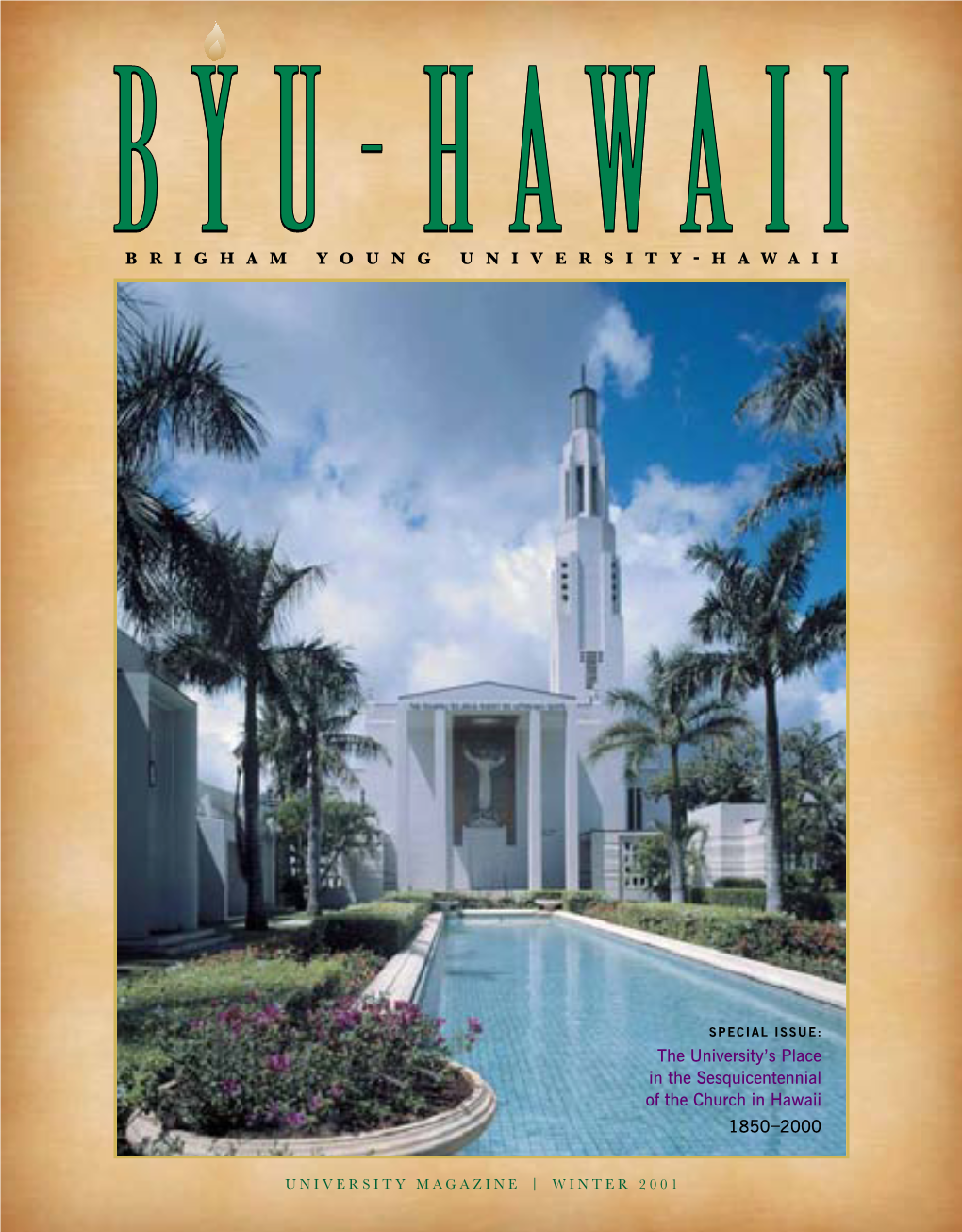 BYU–Hawaii Magazine Winter 2001
