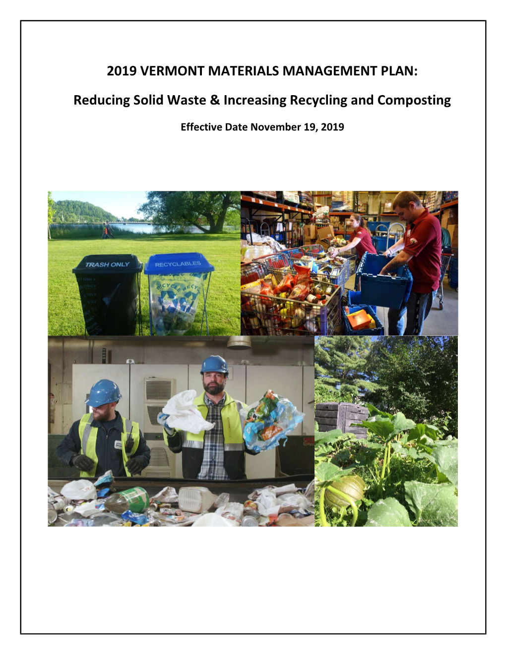 Reducing Solid Waste & Increasing Recycling and Composting