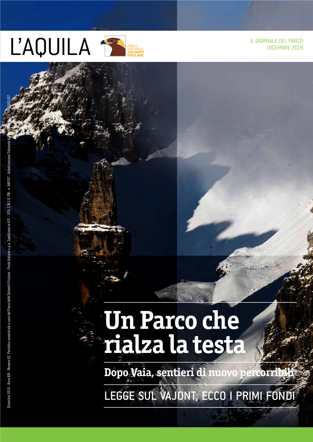 L'aquila – Il Giornale Del Parco N. 25 (Dicembre 2019)
