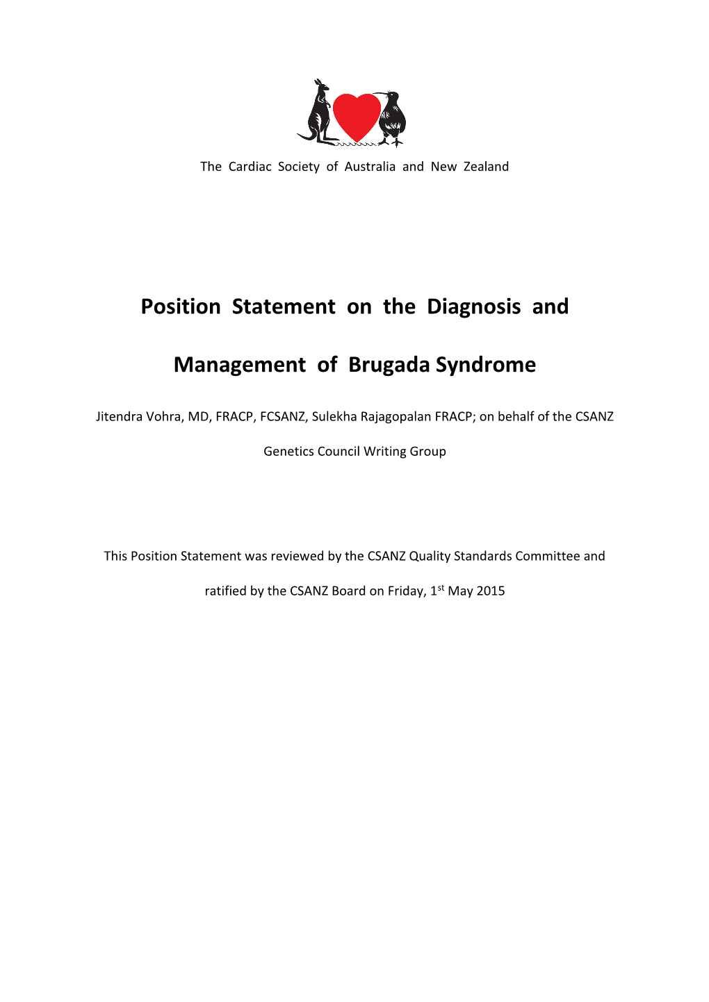 Brugada Syndrome