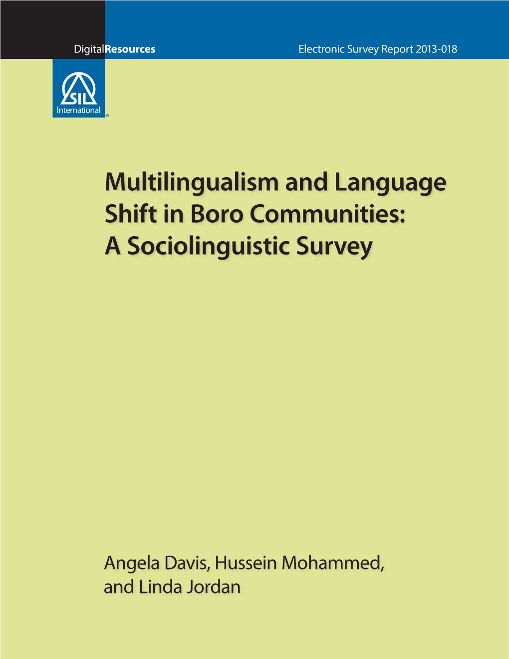 Multilingualism and Language Shift in Boro Cummunities