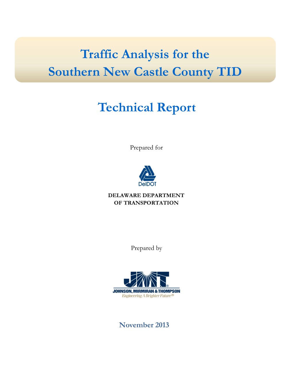 Traffic Analysis for the SNCC