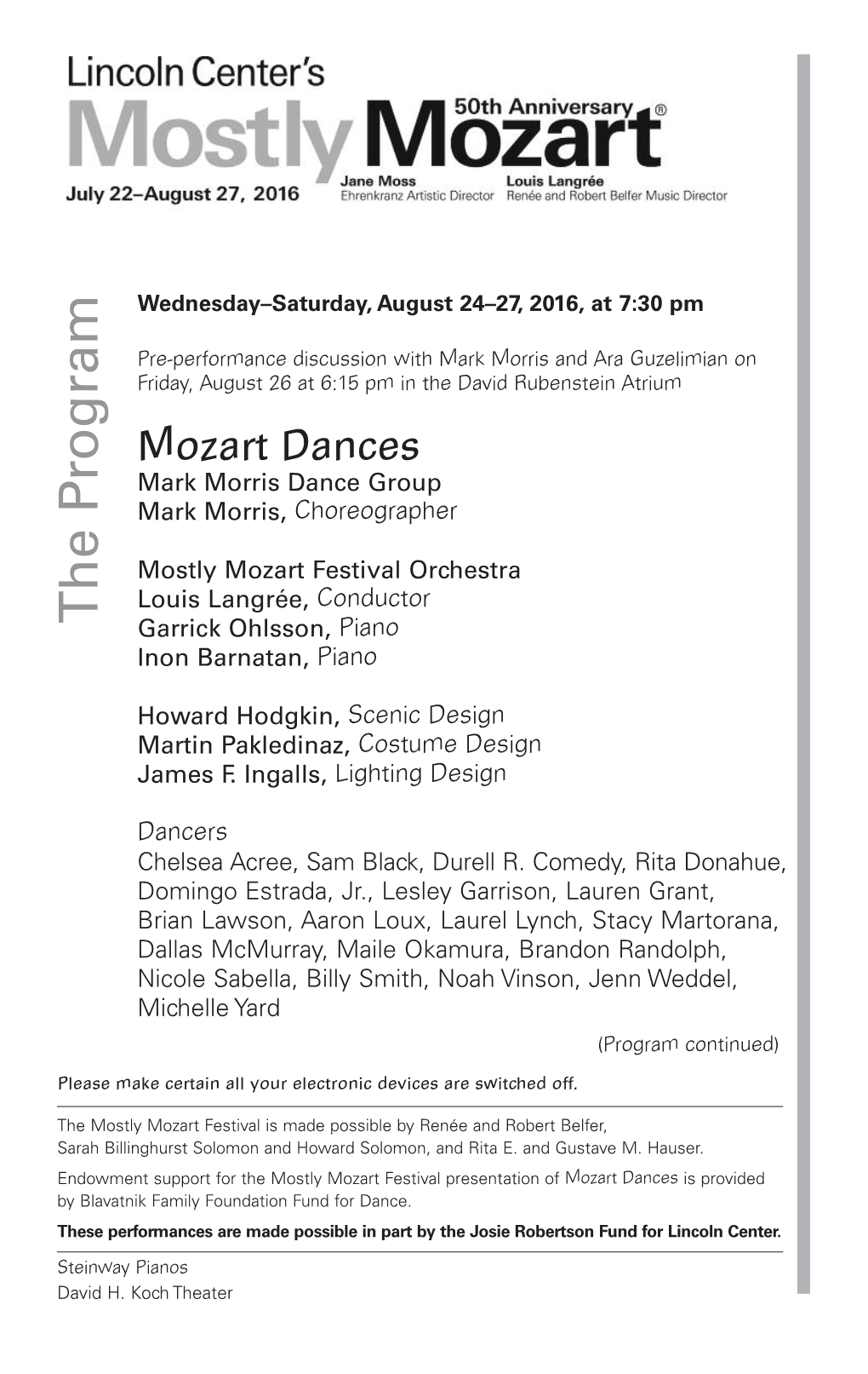 Mozart Dances R Mark Morris Dance Group