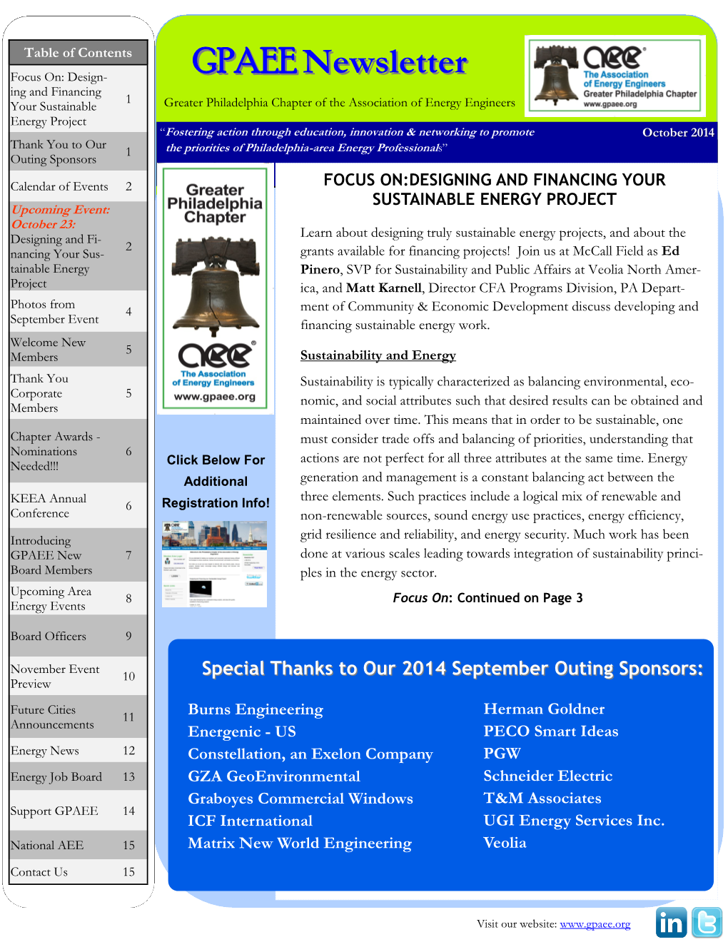 GPAEE Newsletter