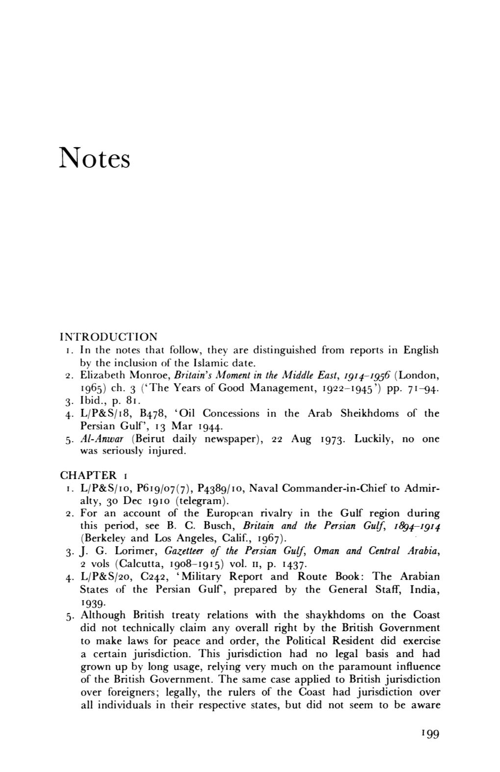 INTRODUCTION R. in the Notes That Follow, They Are Distinguished from Reports in English by the Inclusion of the Islamic Date. 2