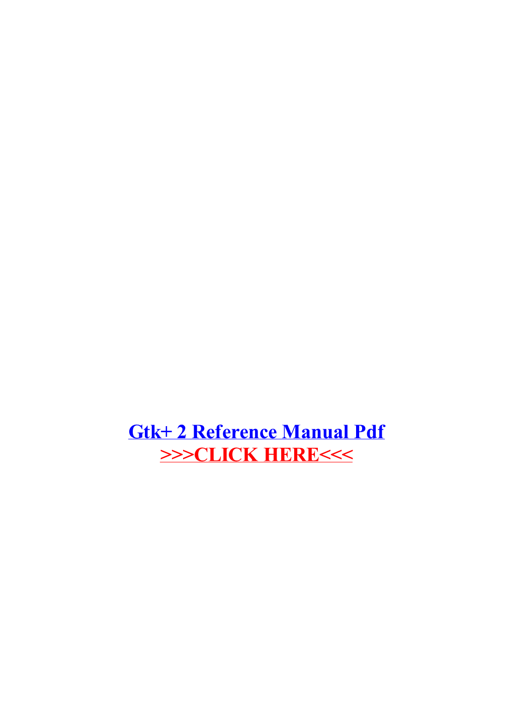 Gtk+ 2 Reference Manual Pdf.Pdf