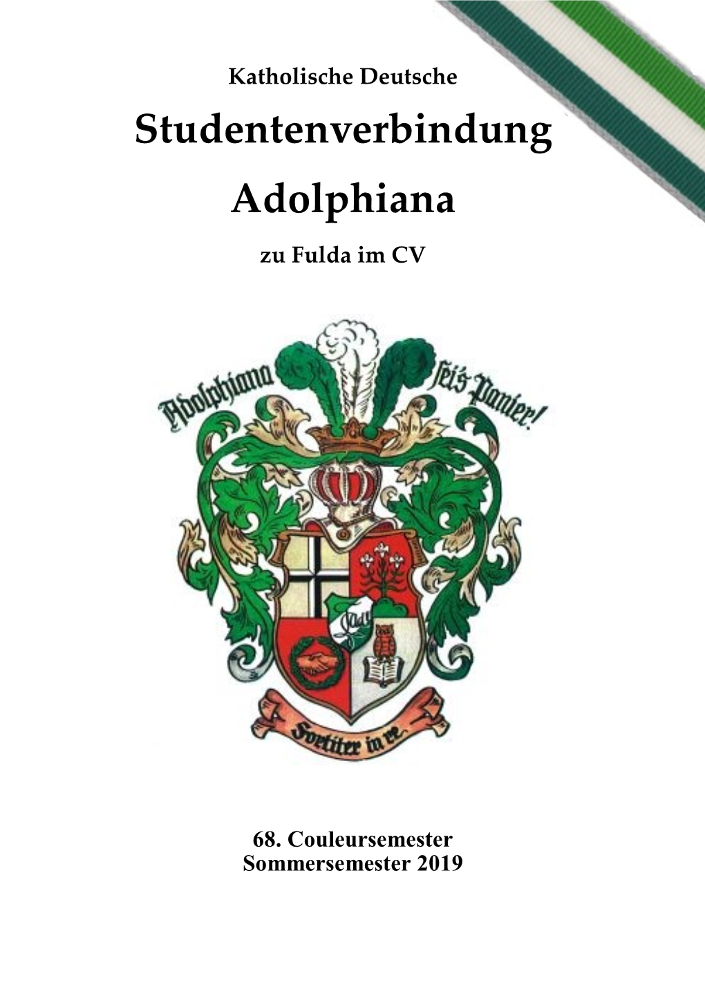 Studentenverbindung Adolphiana Zu Fulda Im CV
