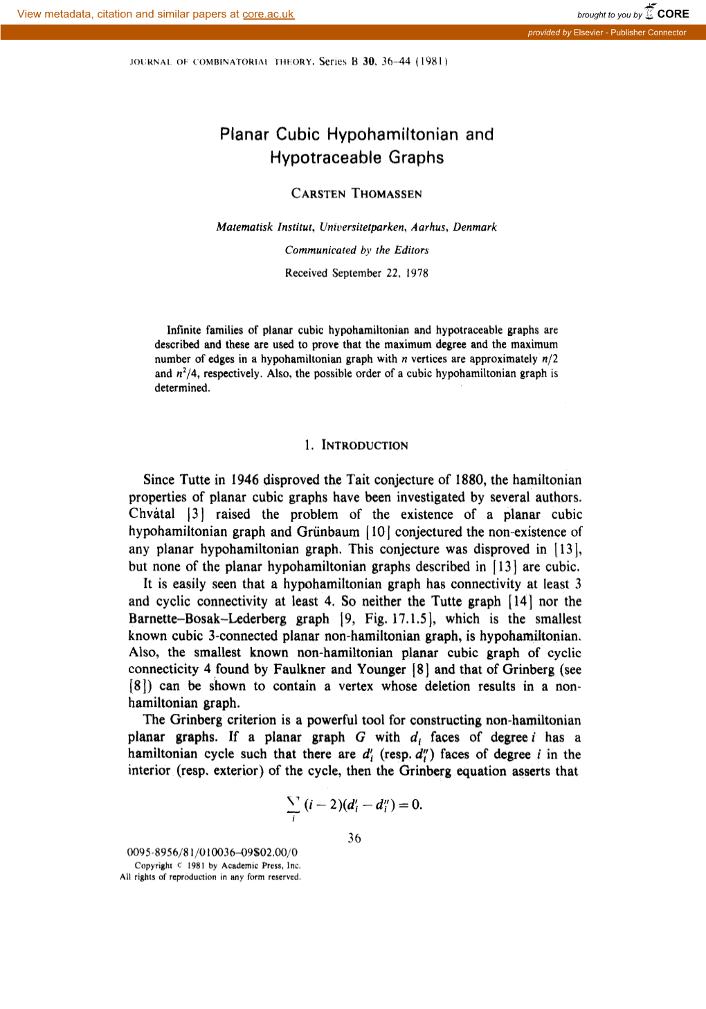 Planar Cubic Hypohamiltonian and Hypotraceable Graphs