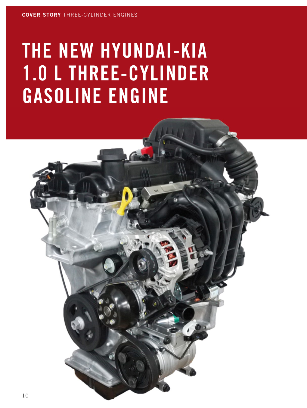 The New Hyundai-Kia 1.0 L Three-Cylinder Gasoline Engine