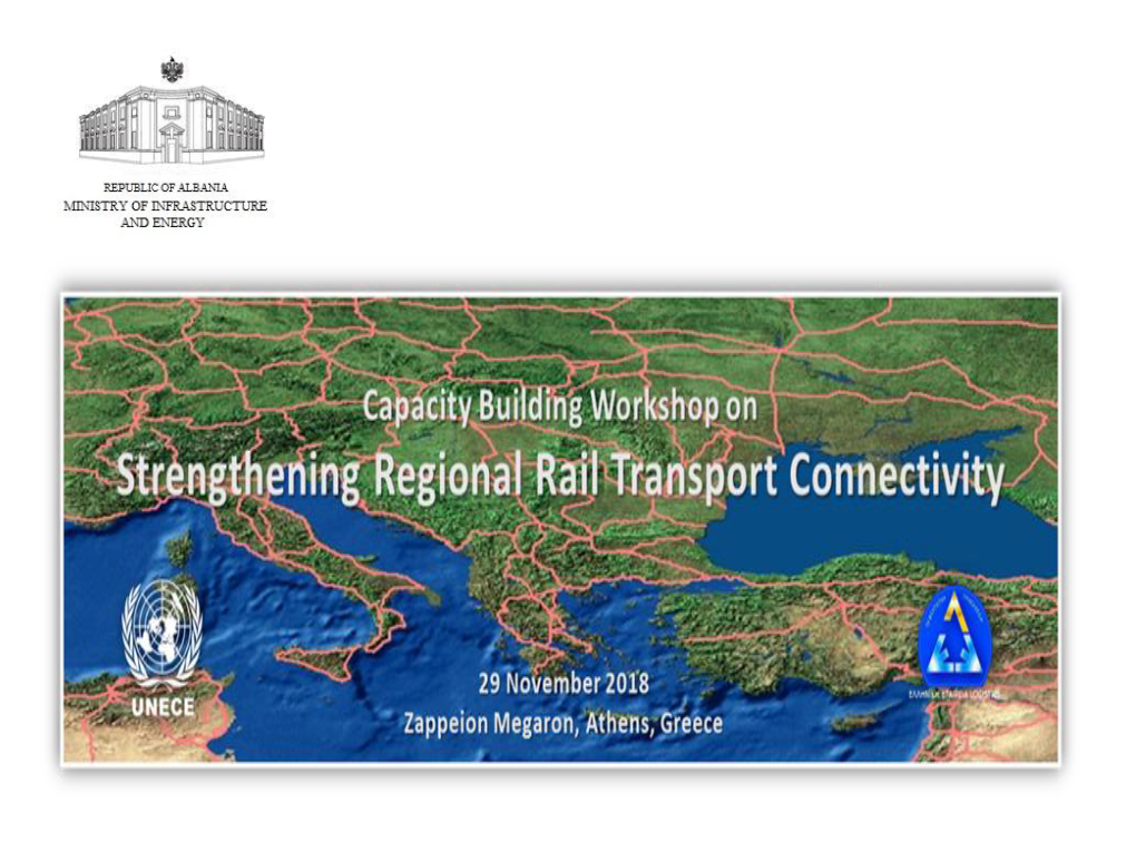 Albanian National Transport Plan (ANTP 3) the 2Nd Review of the Albanian National Transport Plan (ANTP3) – Ongoing