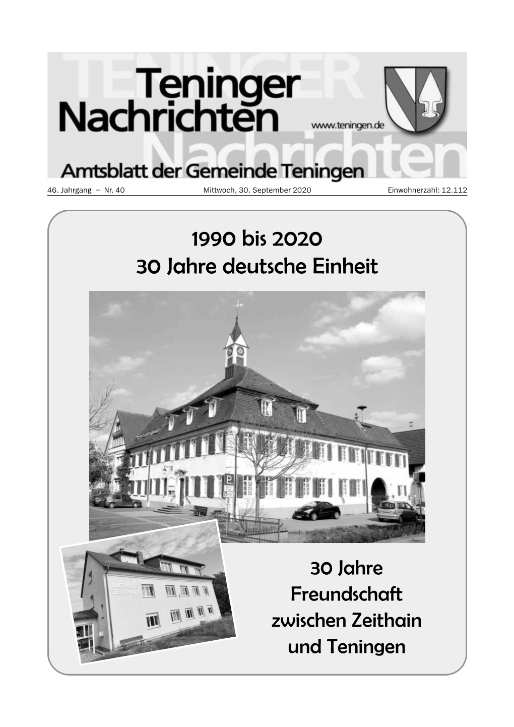 1990 Bis 2020 30 Jahre Deutsche Einheit