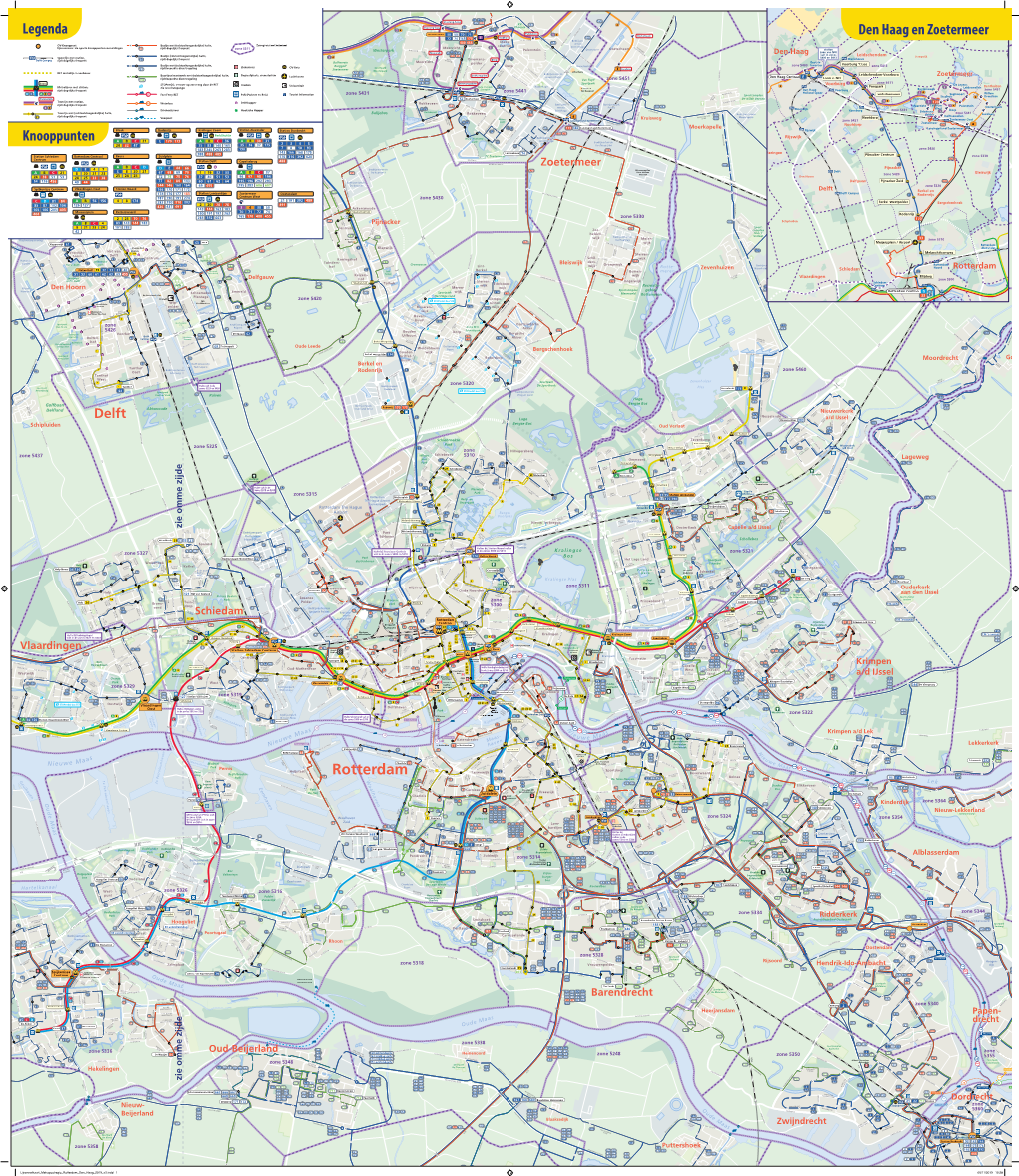 Rotterdam Den Haag En Zoetermeer Legenda Knooppunten
