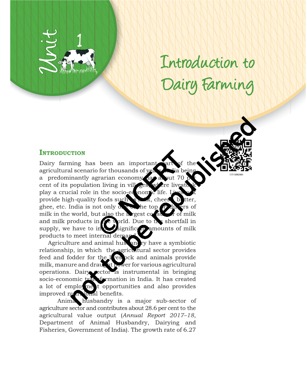 Introduction to Dairy Farming