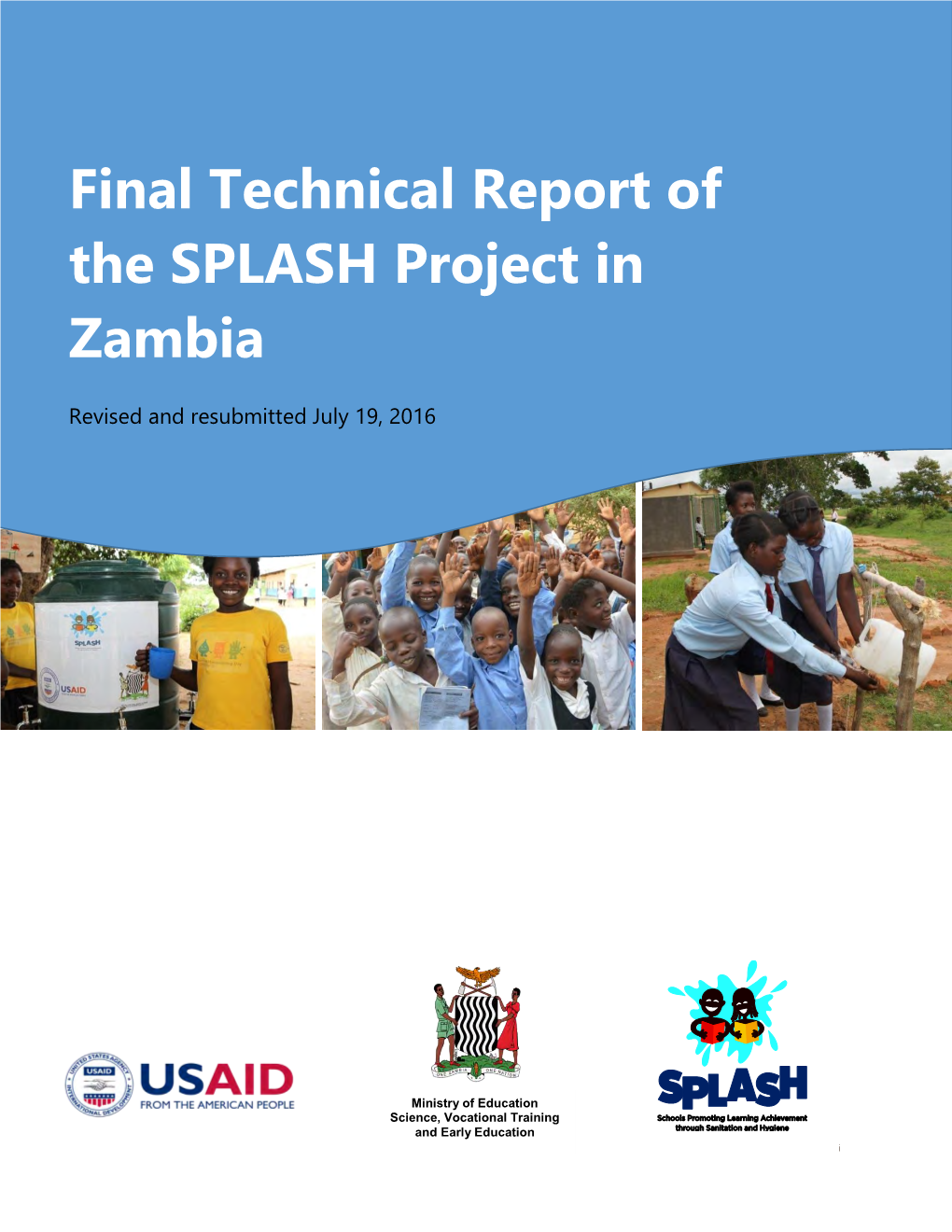 Final Technical Report of the SPLASH Project in Zambia