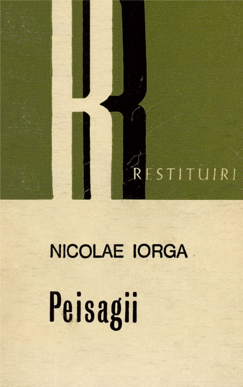 Nicolae Iorga - Peisagii.Pdf