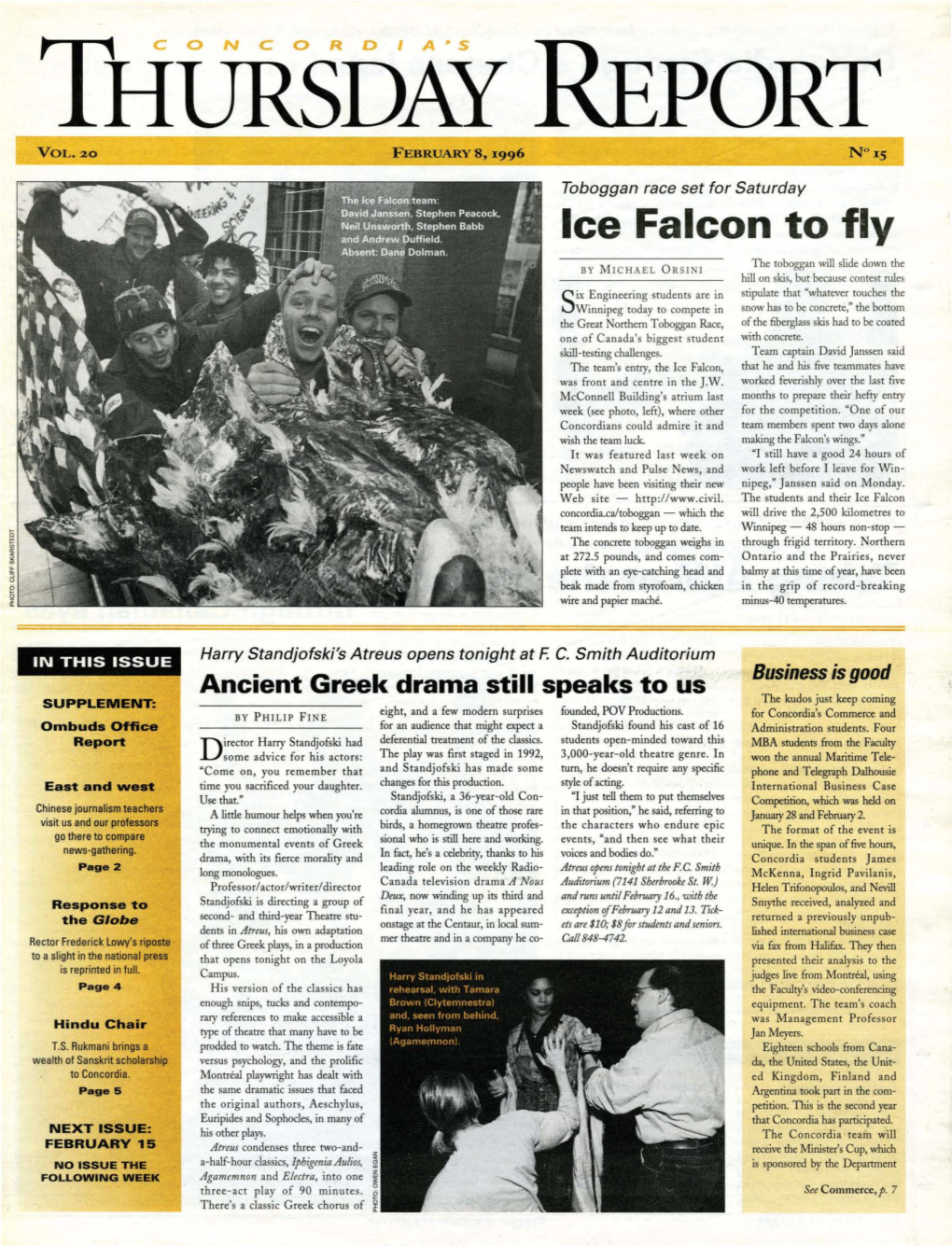Ice Falcon to Fly