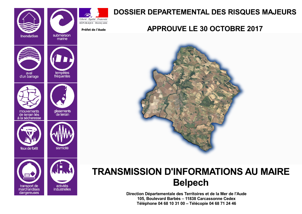 TRANSMISSION D'informations AU MAIRE Belpech