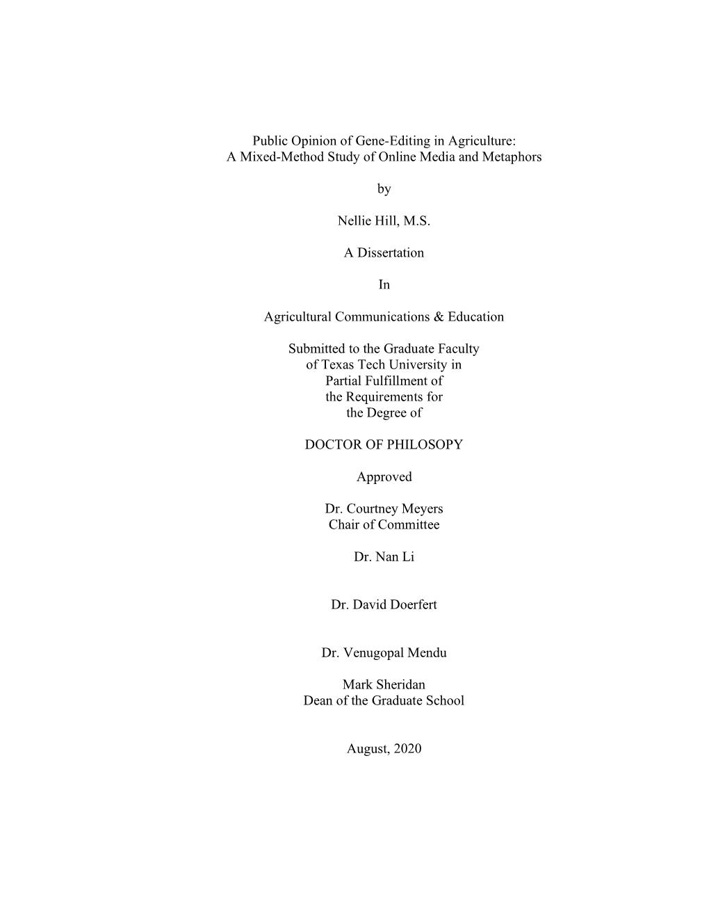 Public Opinion of Gene-Editing in Agriculture: a Mixed-Method Study of Online Media and Metaphors