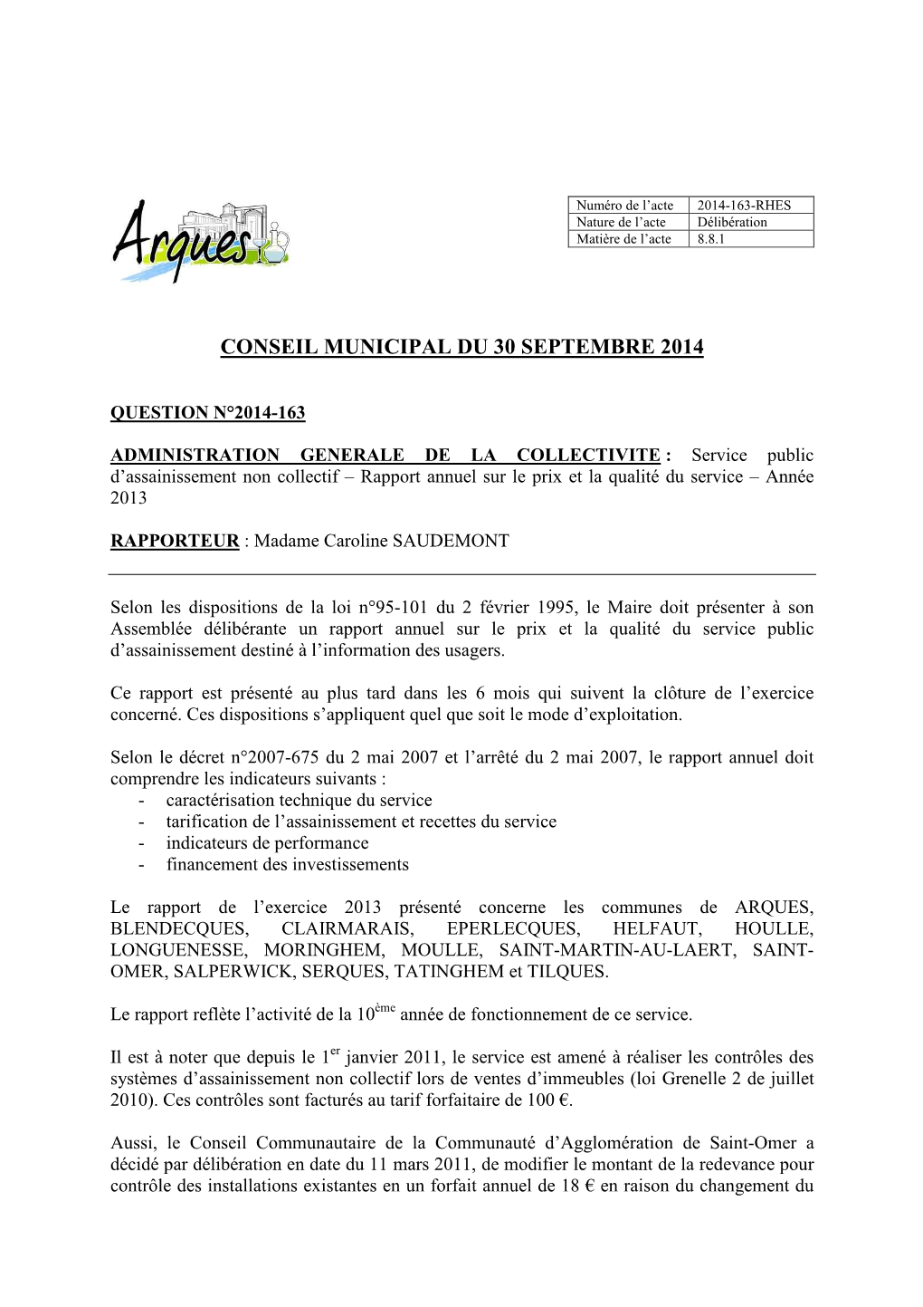 Rapport Caso