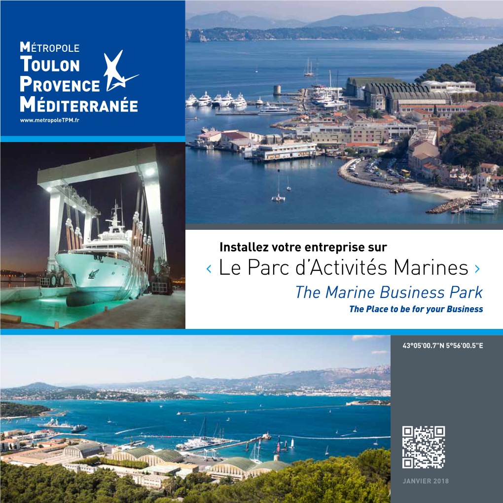 Le Parc D'activités Marines Toulon Provence Méditerranée