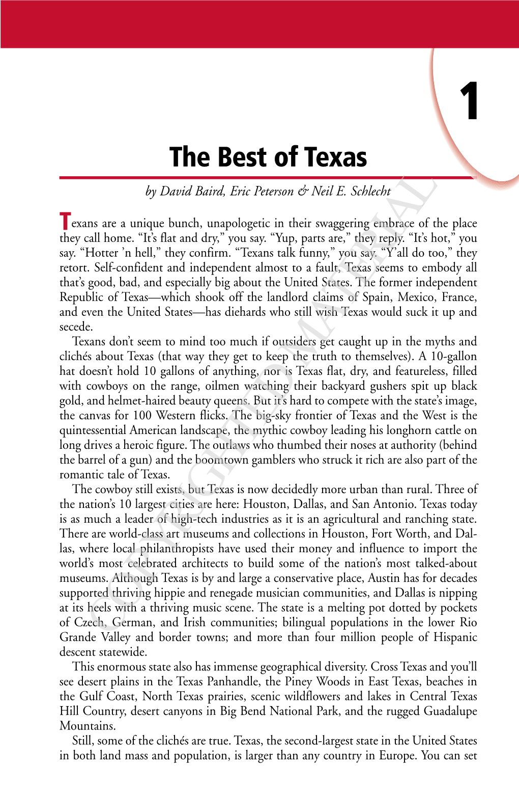 The Best of Texas by David Baird, Eric Peterson & Neil E